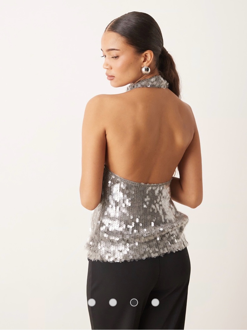 NWT Sequin Halter Top